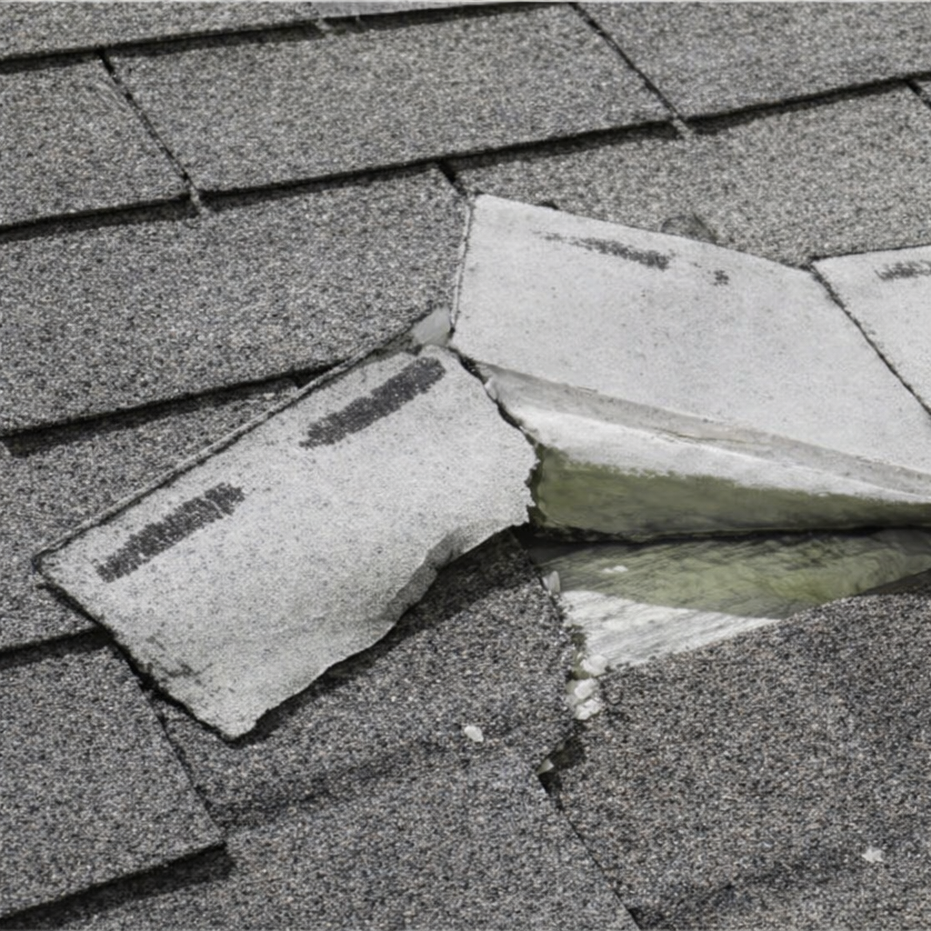 Worn Shingle Granules